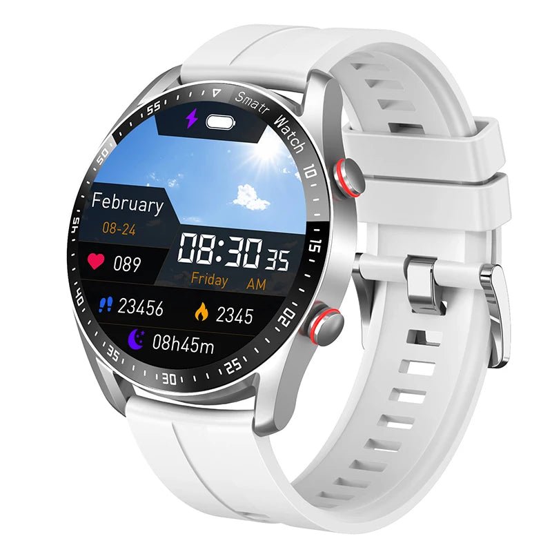 2024 Waterproof Bluetooth Smartwatch for Men and Women ⌚️💦 - Compatible with iPhone &amp; Samsung, Full Touch Screen, IP67 - LUCKY FIG