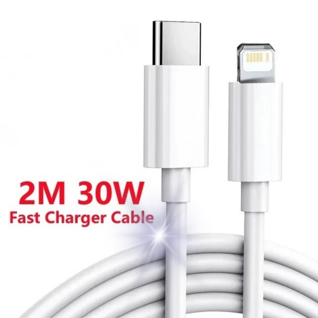 Ultra-Durable USB-C to Lightning Cable - Fast Charging & Data Sync | 2m - LUCKY FIG