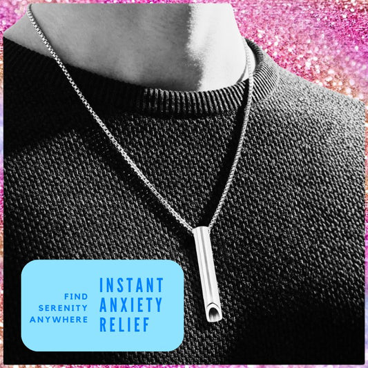 Revolutionary Breathing Necklace - Stress Relief and Mental Clarity Tool - Works Instantly - LUCKY FIG