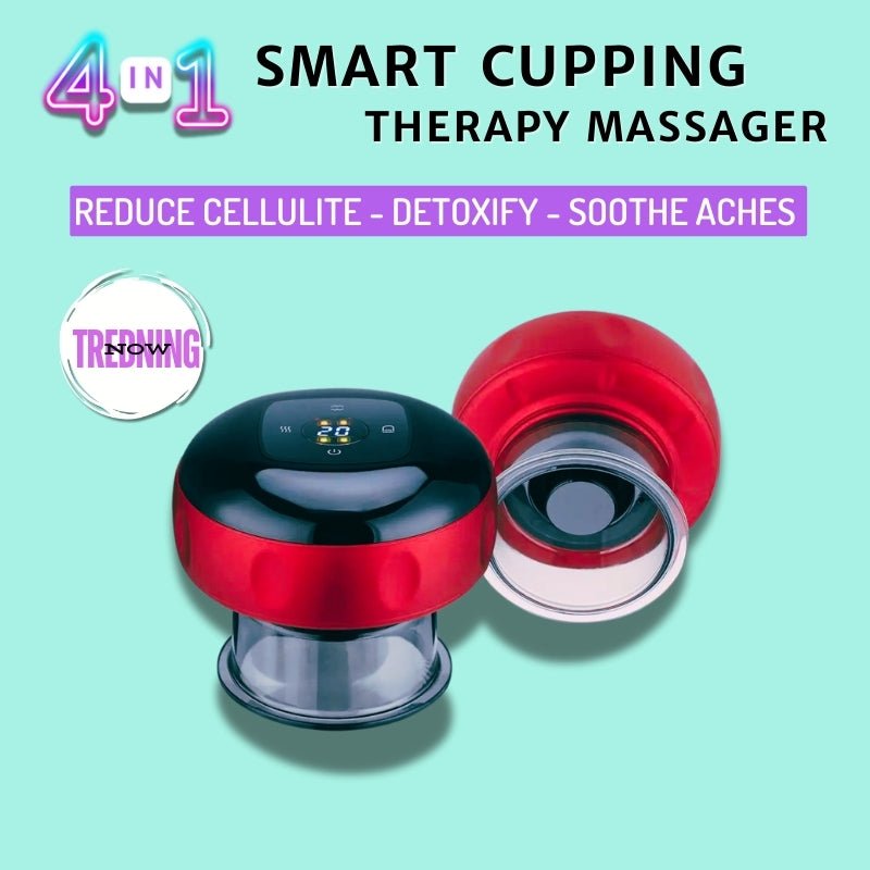 Smart 4 - in - 1 Cupping Therapy Massager - Electric Guasha & Scraping | Lucky Fig - LUCKY FIG